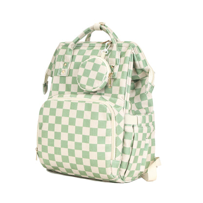 Convertible Diaper Bag Backpack for Moms, Large Capacity Waterproof Baby Travel Tote with 15 Pockets