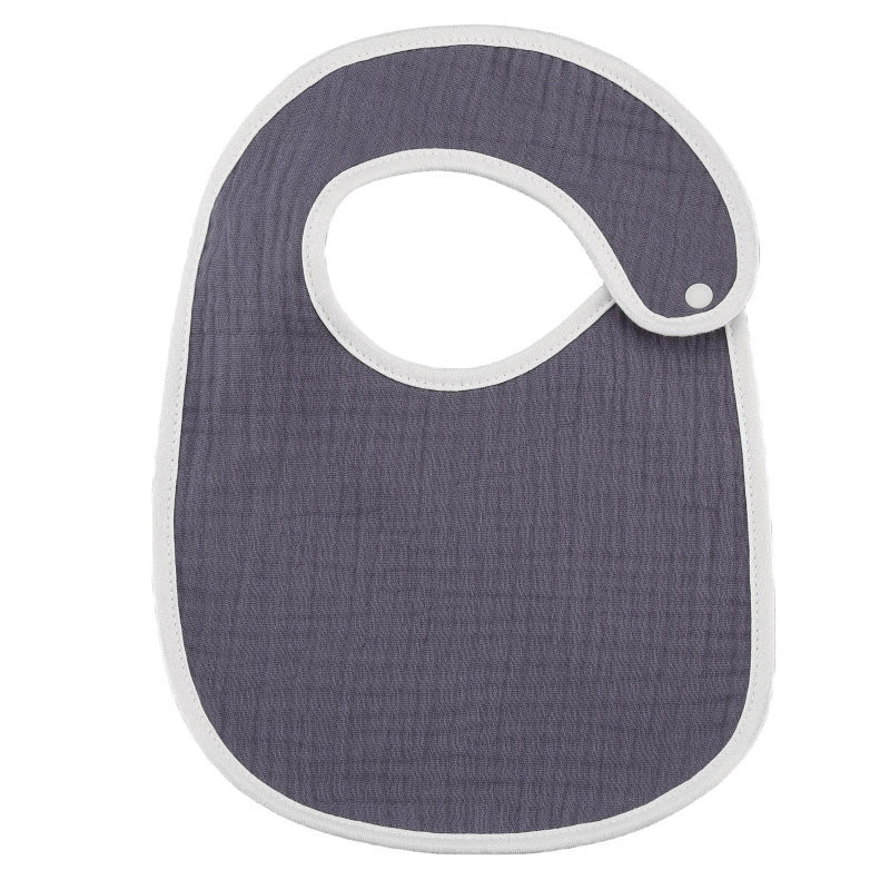 5-Pack Muslin U-Shape Drool Bibs | 100% Cotton, Soft & Absorbent Baby Bandanas