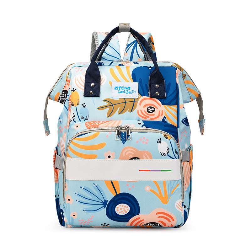 Diaper Bag Backpack, Nappy Changing Bag with Insulated Pockets, Multi-functional Waterproof Backpack with Stroller straps