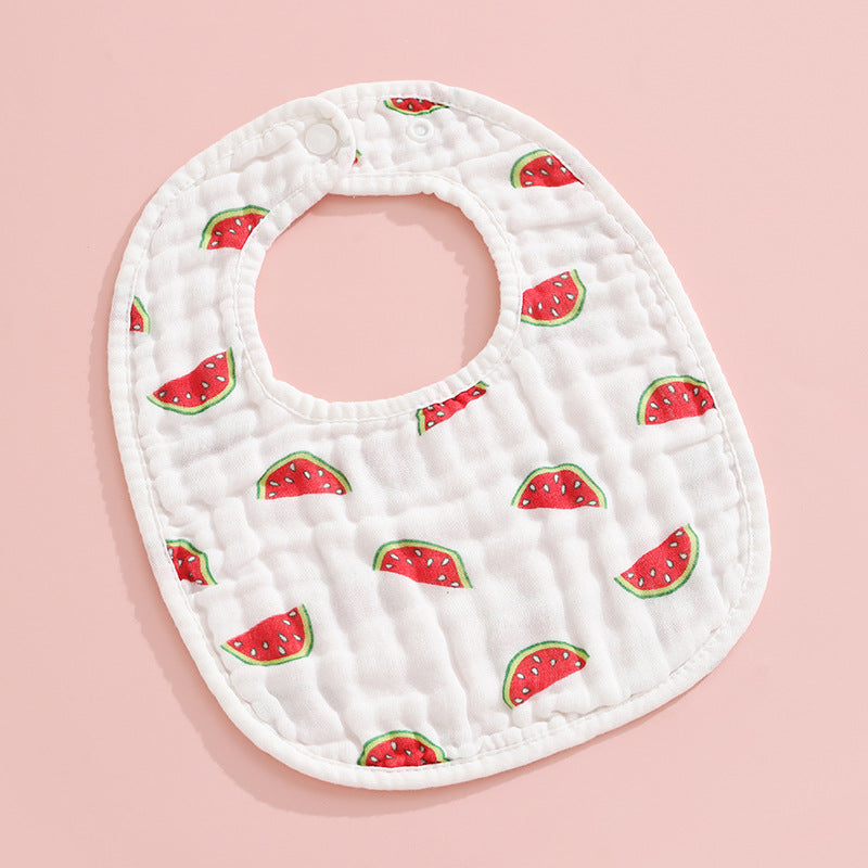 5 PCS U-Shaped Baby Bibs Drool Towels