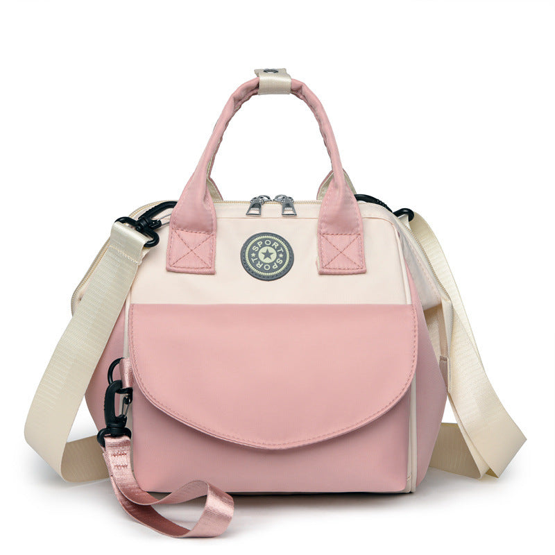 Lightweight Detachable Diaper Bag Backpack -4-in-1 Mommy Bag with Stroller Straps, Waterproof Large Capacity Baby Travel Tote