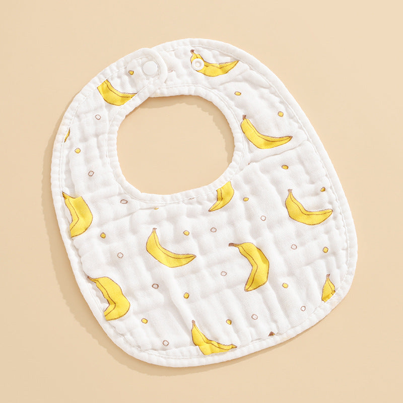 5 PCS U-Shaped Baby Bibs Drool Towels