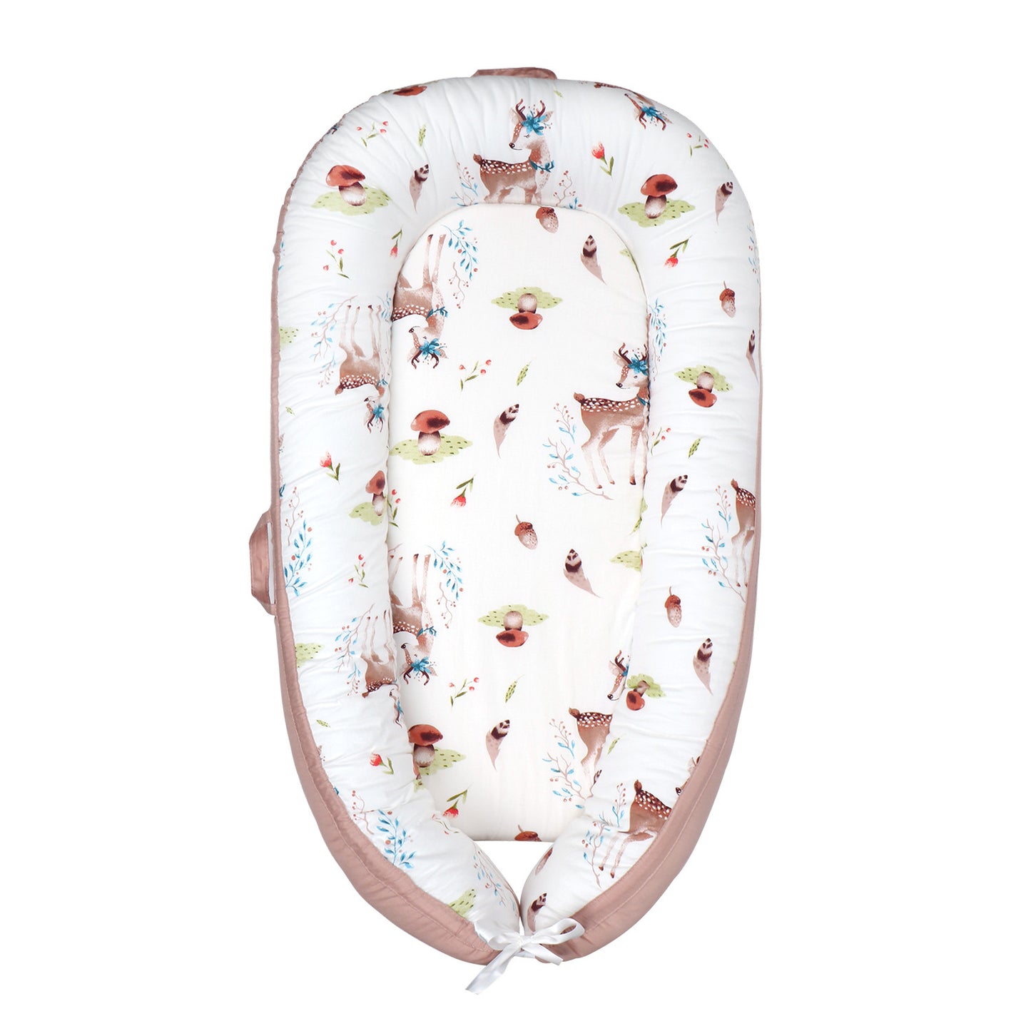 Baby Lounger Cover Portable Newborn Lounger Seat Cover, Reversible Infant Nest, Durable and Machine Washable, Adjustable Lounger for Babies