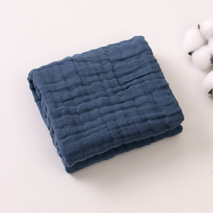 6-Layer Gauze Baby Towels 5-Pack - Muslin Burp Cloths & Washcloths, 12"x20"