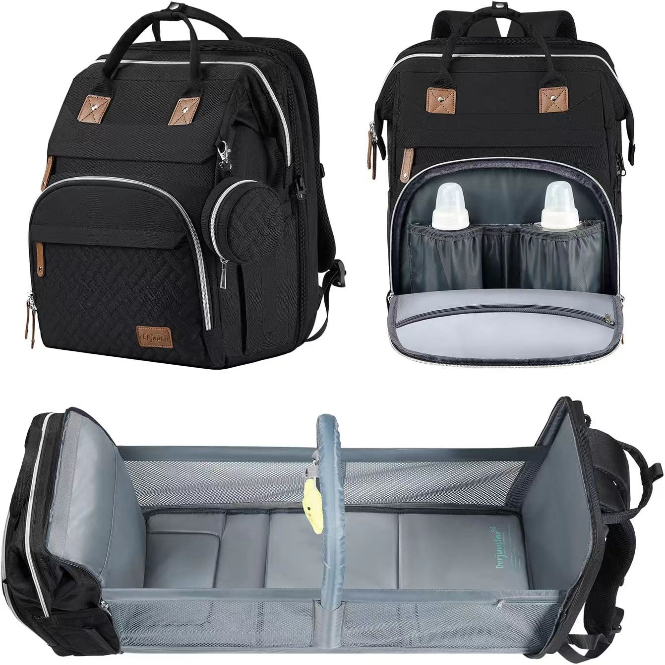 Diaper Bag Backpack with Changing Station, Large Capacity, Newborn Essentials Must Haves