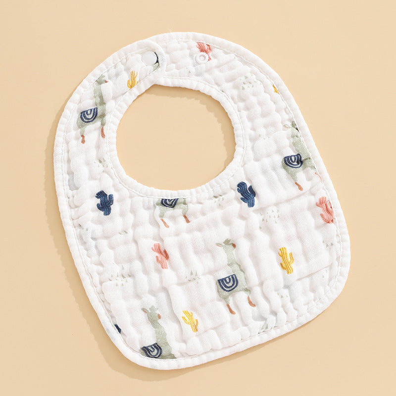 5 PCS U-Shaped Baby Bibs Drool Towels
