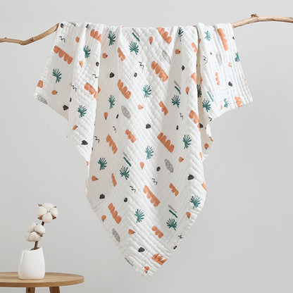 100% Cotton Newborn Bath Towel, Multifunctional Blanket