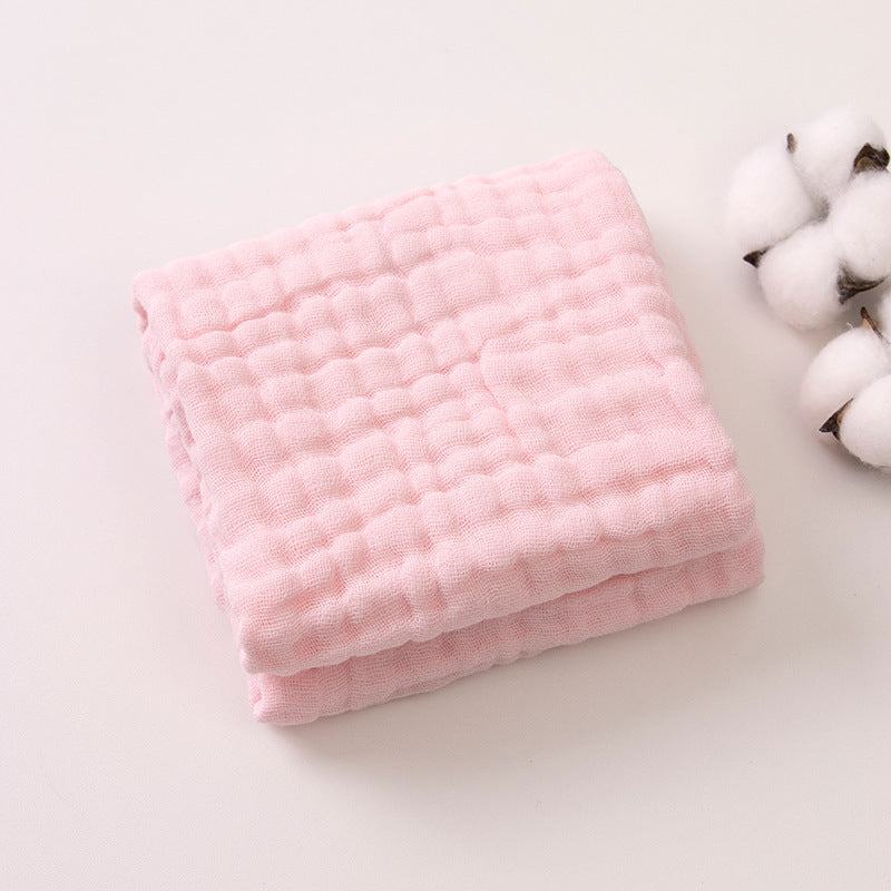 6-Layer Gauze Baby Towels 5-Pack - Muslin Burp Cloths & Washcloths, 12"x20"