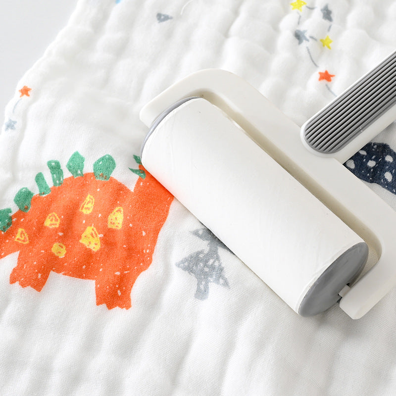 5 PCS Burping Cloth Cartoon Gauze Anti-Spit-Up Nursing Shoulder Pad