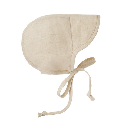 Baby Sun Hat UPF 50+ - Linen Blend Summer Hat for Infant Toddler, Breathable Solid & Striped Beach Cap