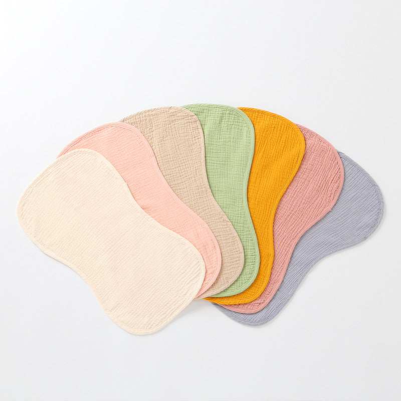 3 PCS Spit-Up Burp 4-Layer Cotton Cloths  For Newborns