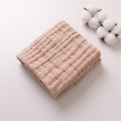 6-Layer Gauze Baby Towels 5-Pack - Muslin Burp Cloths & Washcloths, 12"x20"