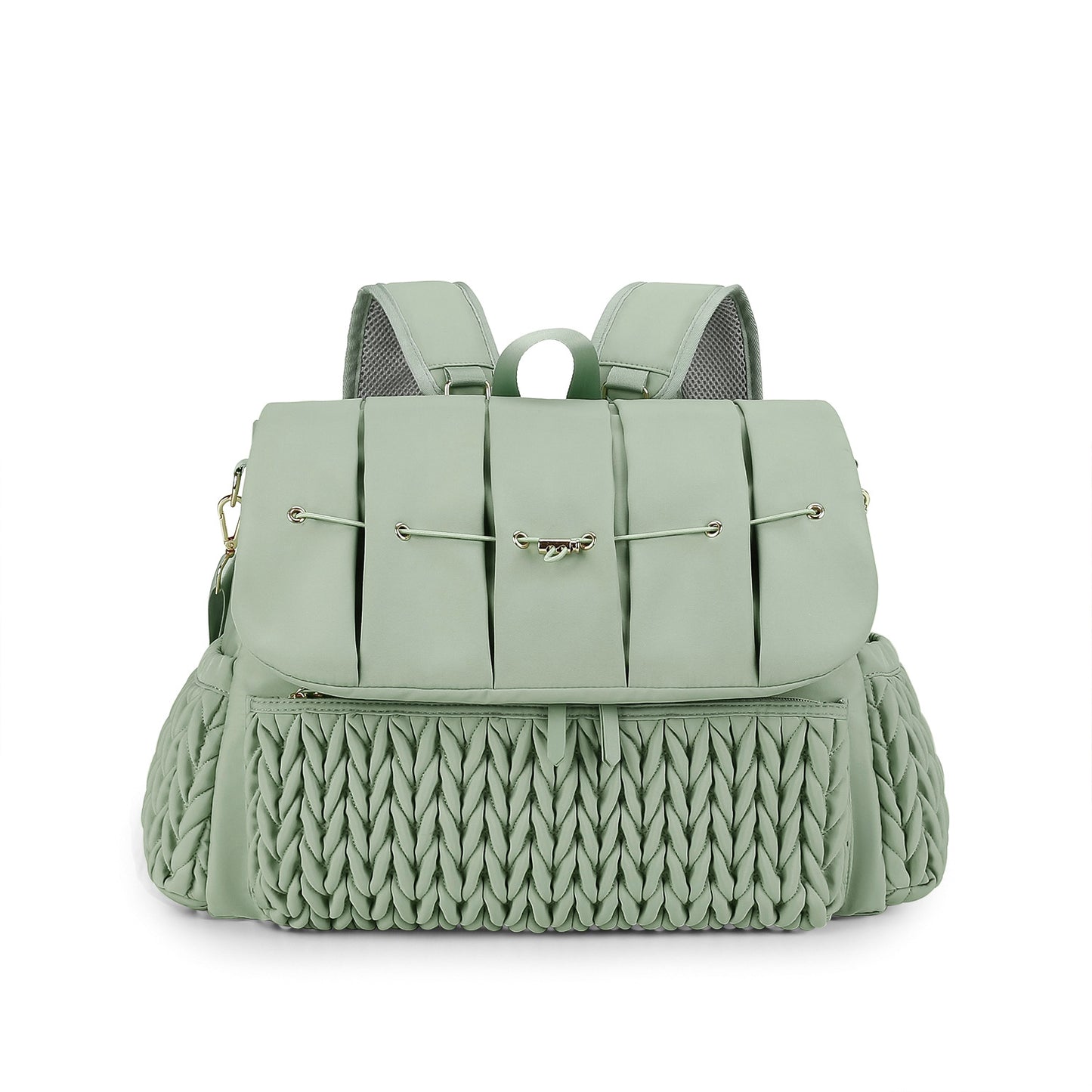 Diaper Bag Backpack Messenger Bag Travel Backpack Maternity Bags Stylish Baby Bag with Changing Pad for Mom