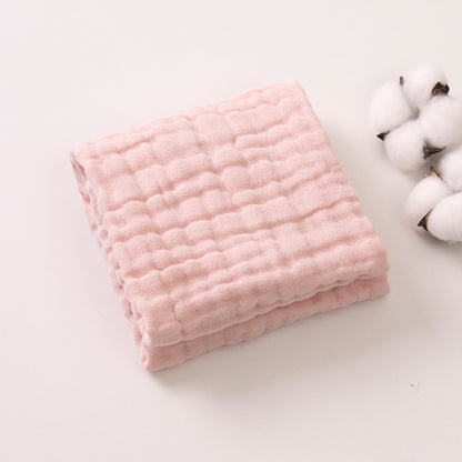 6-Layer Gauze Baby Towels 5-Pack - Muslin Burp Cloths & Washcloths, 12"x20"