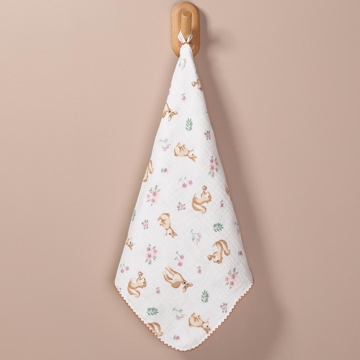 5-Pack Baby Washcloths - Multipurpose Burp & Face Towels