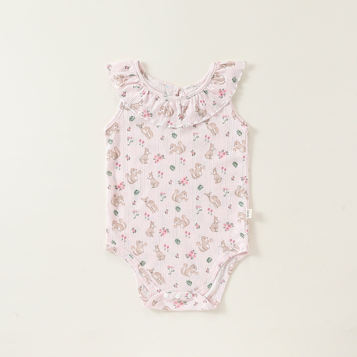 Baby Girl Ruffle Bodysuit & Pants Set - 2-Piece Summer Outfit for Infant Toddler