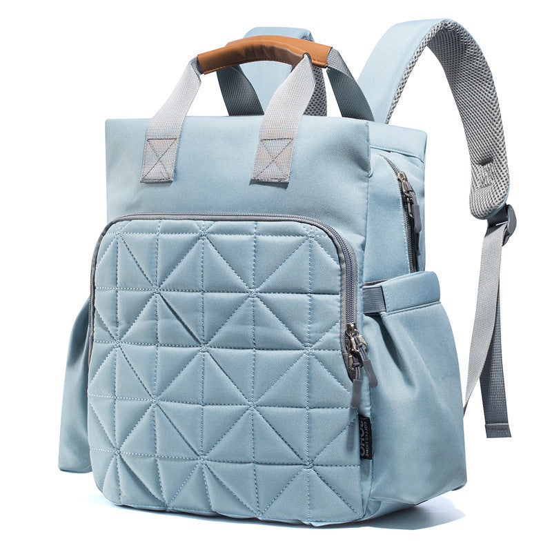 Multi-Function Diaper Bag Backpack – Large Capacity Waterproof Mom Bag with Insulated Bottle Pockets, Stylish Travel Baby Bag for Women