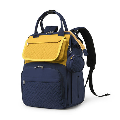 Multifunction Diaper Bag Backpack with Changing Pad & Stroller Straps & Pacifier Case