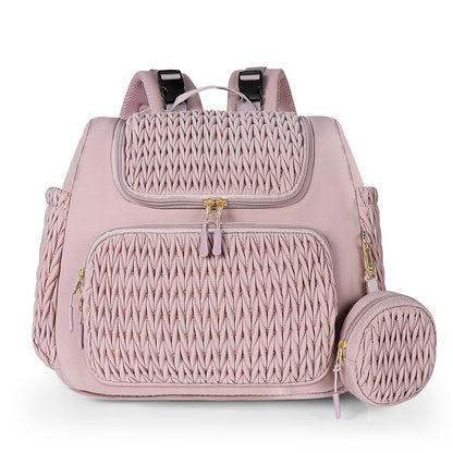Spacious & Lightweight Diaper Backpack with Insulated Pocket – Large Capacity Baby Bag, Stroller Hooks, Water-Resistant | Perfect for Travel & Everyday
