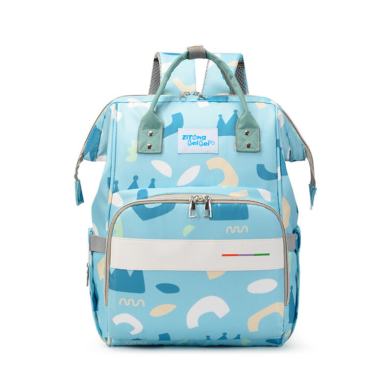 Diaper Bag Backpack, Nappy Changing Bag with Insulated Pockets, Multi-functional Waterproof Backpack with Stroller straps