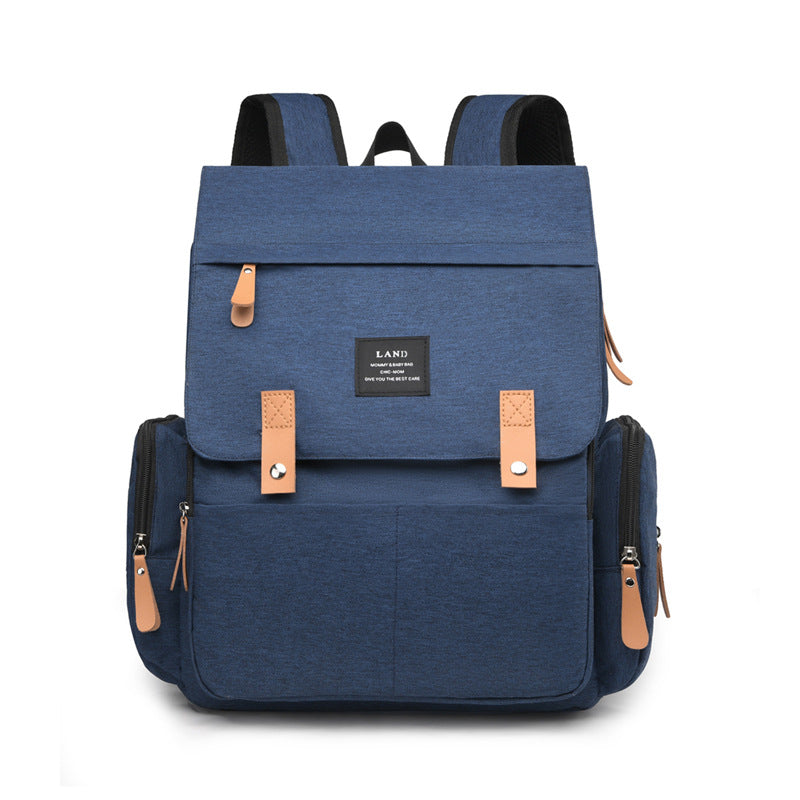 Leather Travel Large Capacity Backpack for Newborn Baby