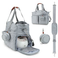 Breast Pump Bag with Pacifier Case – Large Capacity Mommy Bag, Insulated Bottle Pockets & Waterproof Design