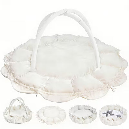 5-in-1 Cloud Plus Baby Play Gym | Ultra Plush Tummy Time Mat