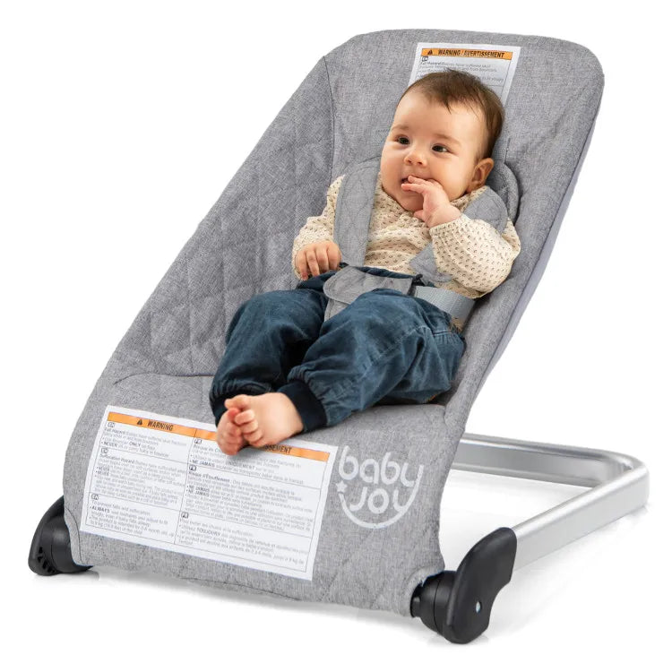 Baby Bouncer Seat with Aluminum and Metal Frame