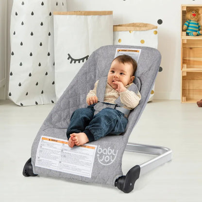 Baby Bouncer Seat with Aluminum and Metal Frame
