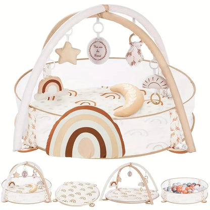 6-in-1 XL Large Baby Gym & Ball Pit, Combination Baby Activity Gym  6-12 Months