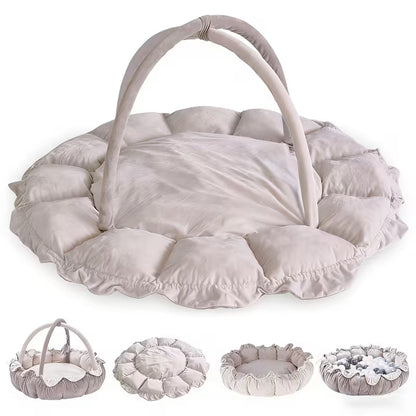 5-in-1 Cloud Plus Baby Play Gym | Ultra Plush Tummy Time Mat
