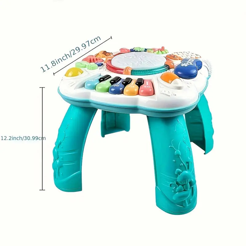 Musical Play Table - Interactive Toddler Activity Center for Cognitive Development