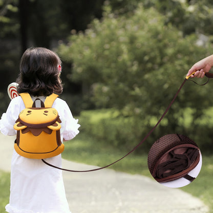 Toddler Anti-Lost Backpack with Safety Leash - Lightweight Cute Animal Daypack for 1-3-6 Year Old Boys & Girls (Small/Medium)