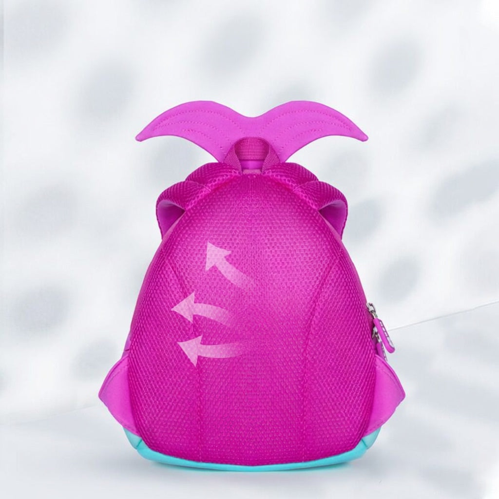 Lightweight Mermaid Backpack for Toddlers - Kids Daypack with Breathable Mesh, Large Capacity & Water-Resistant