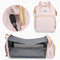 Lightweight Diaper Bag Backpack – Oxford Mommy Bag with Changing Station & Insulated Pockets