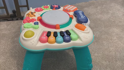 Musical Play Table - Interactive Toddler Activity Center for Cognitive Development