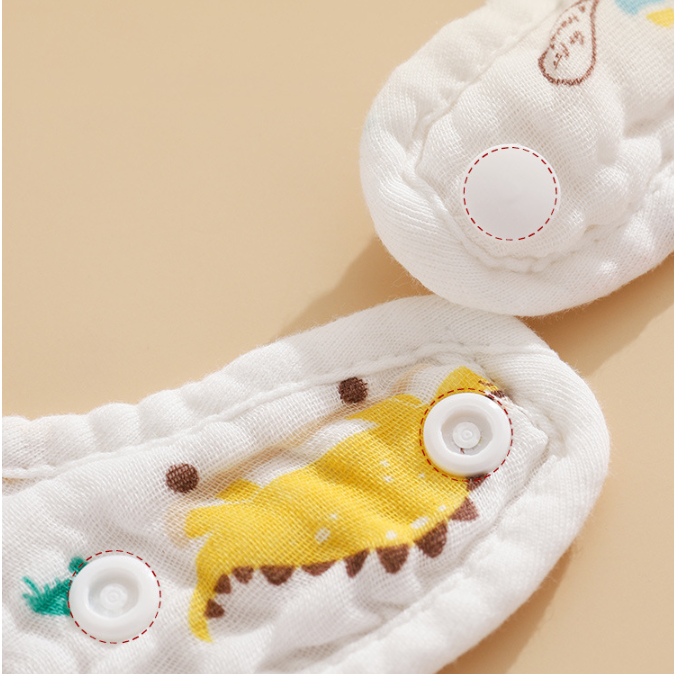5 PCS U-Shaped Baby Bibs Drool Towels