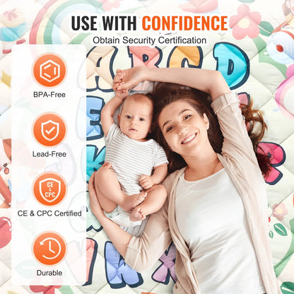 59"x71" Baby Play Mat Kids Crawling Floor Playmat Soft Thickened Mat