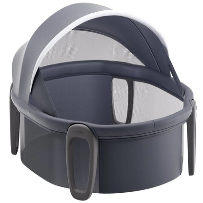 Portable Baby Bassinet On-The-Go Folding Baby Dome with Canopy and Toys
